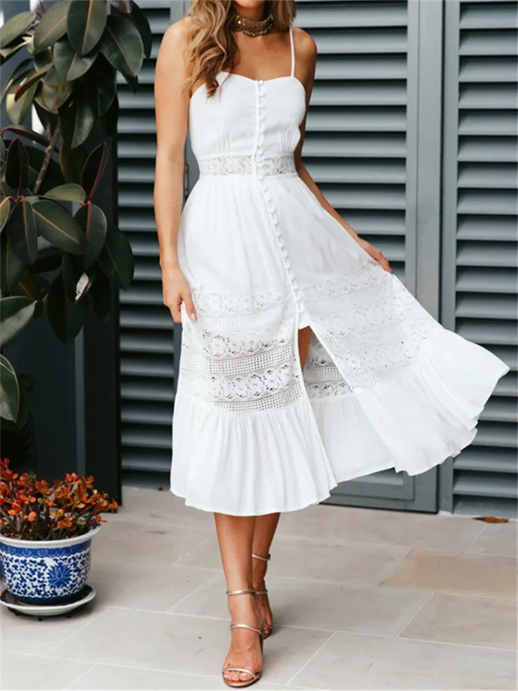 Summer Boho Long Dress Women - 图片 2