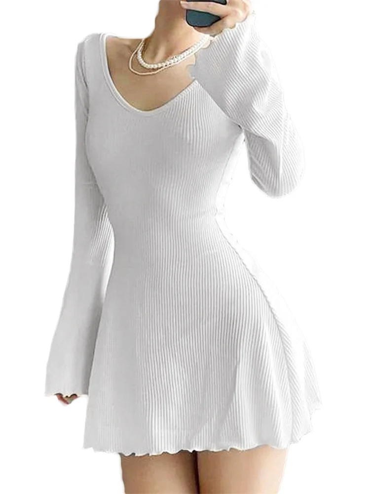 Women Autumn Dress - 图片 4